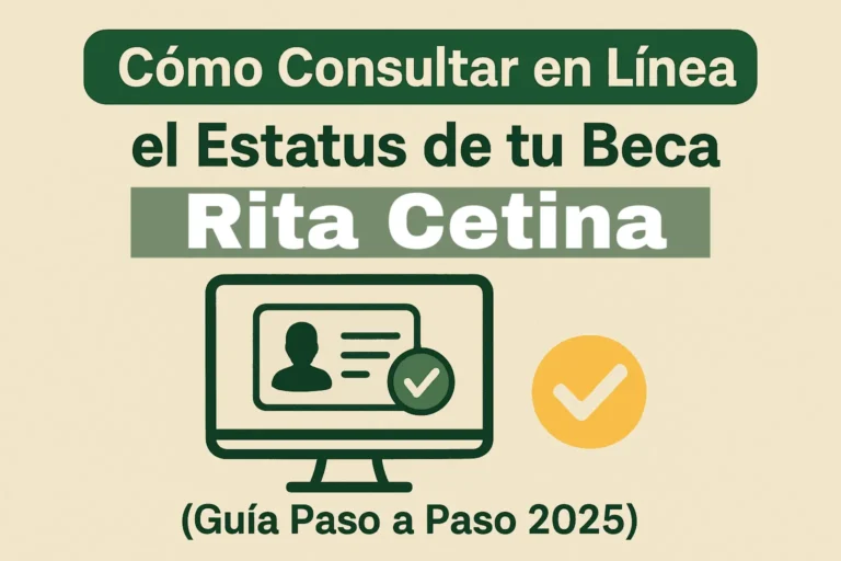 Cómo Consultar en Línea el Estatus de tu Beca Rita Cetina o Benito Juárez (Guía Paso a Paso 2025)